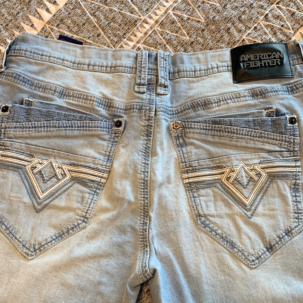American Fighter Light Wash Men's Jeans. Never worn